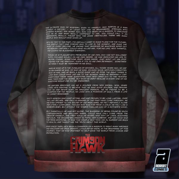 Crimson Hawk  Bomber Jacket
