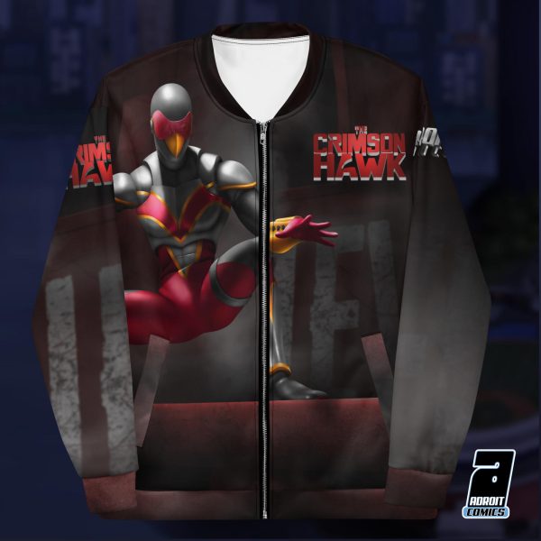 Crimson Hawk  Bomber Jacket