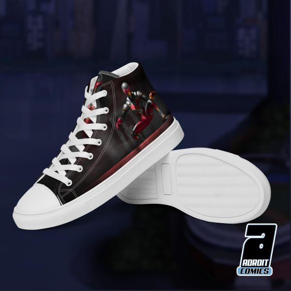 Men’s high top canvas shoes