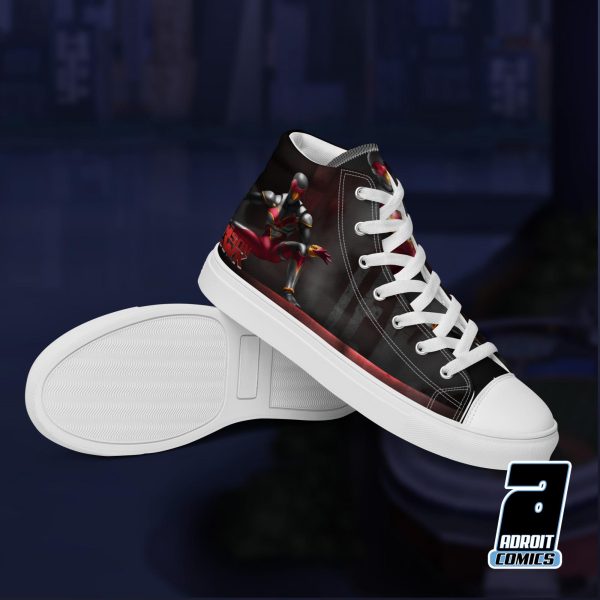 Men’s high top canvas shoes