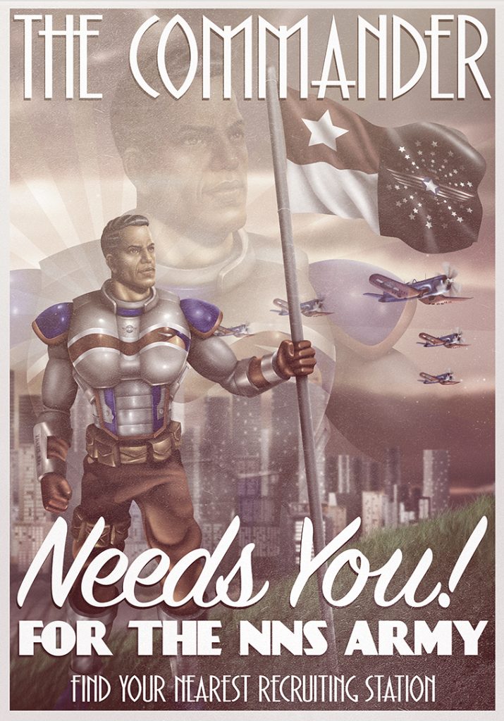 The Commander's War poster circa 3045 | New Sienna | Great War 
